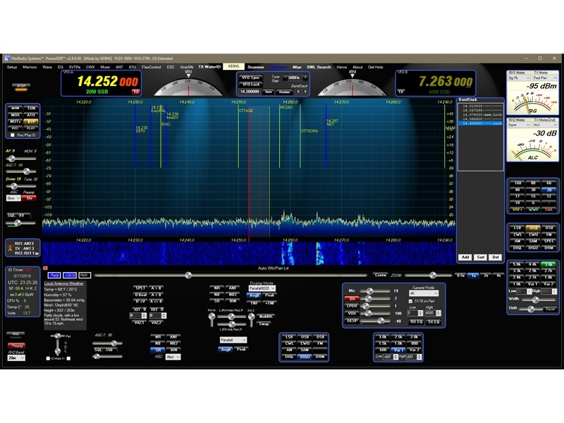 DX & Memory Spots: Right Click over=QRZ page, CTRL key over= Set Freq, mode, split, filter